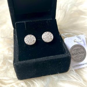 Stud earrings with Swarovski Crytals